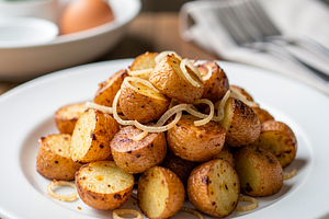 Easter Fried Potatoes with Onions (Crispy)
