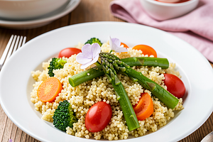 Couscous with Spring Vegetables (Easter Side Dish)