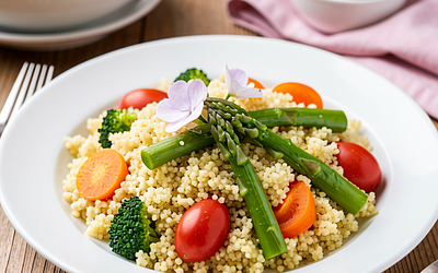 Couscous with Spring Vegetables (Easter Side Dish)