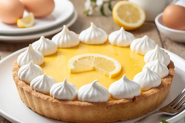 Tarta cytrynowa z bezą (wielkanocna)