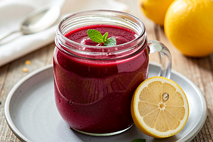 Beetroot Juice with Lemon (Easter, Homemade)