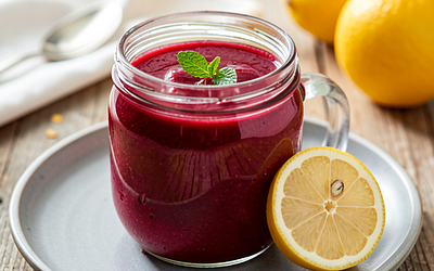 Beetroot Juice with Lemon (Easter, Homemade)