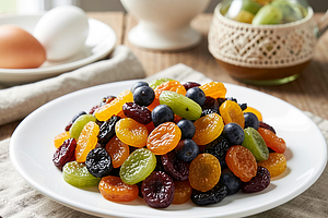 Easter compote with dried fruits