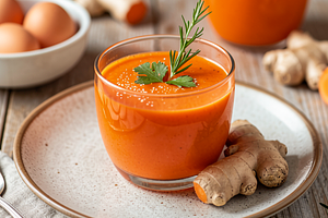 Carrot Juice with Ginger (Easter, Refreshing)