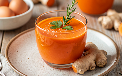 Carrot Juice with Ginger (Easter, Refreshing)