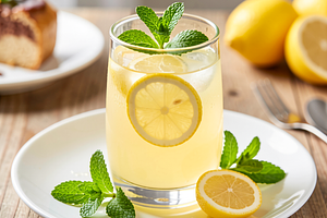 Lemoniada cytrynowa z miętą (wielkanocny wariant)