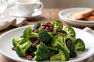 Broccoli and Raisin Salad (Easter Variant)