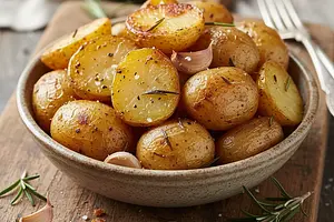 Pieczone ziemniaki z rozmarynem
