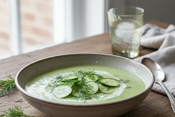 Zupa ogórkowa z koperkiem