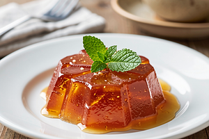 Rhubarb and Sorrel Jelly with a Hint of Honey
