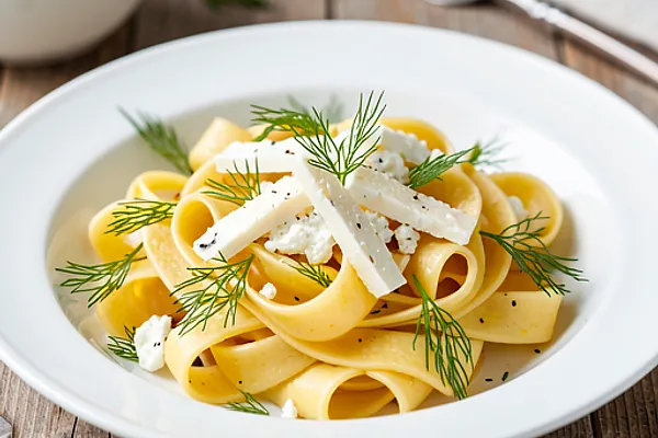 Pasta jajeczna z koperkiem (wielkanocny twist z twarogiem i chrzanem)