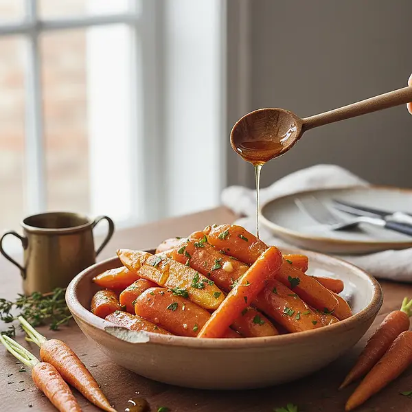 Marchewka glazurowana miodem