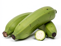 Banan warzywny (plantan), zielony