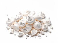 Crushed meringues