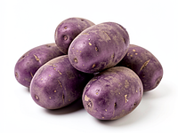 Purple potatoes (e.g. vitelotte)