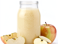 Naturally cloudy apple juice