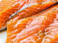 Hot-smoked trout