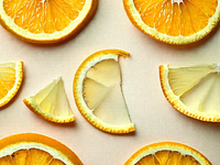 Plasterki pomarańczy