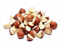 Posiekane orzechy laskowe