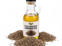 Cold-pressed flaxseed oil
