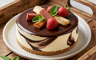 Chocolate and Fruit Cheesecake (Polish-Modern)