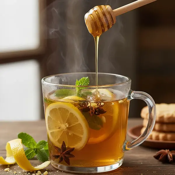 Herbata z miodem i cytryną