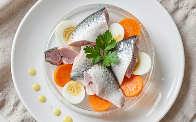 Karp w galarecie (tradycyjny, polska przystawka)