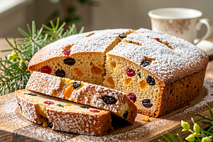 Christmas Biscuit with Dried Fruits