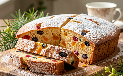 Christmas Biscuit with Dried Fruits