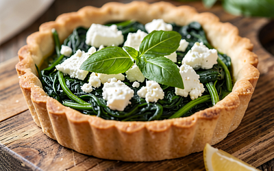 Spinach and Feta Cheese Tart