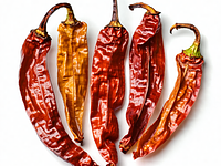 Dried guajillo peppers