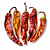 Dried guajillo peppers