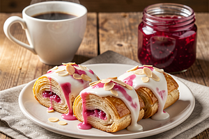St. Martin's Croissants with Rose Filling