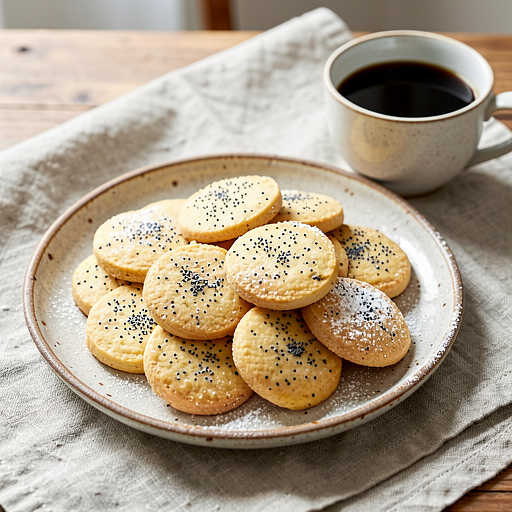 Ciasteczka serowe z makiem