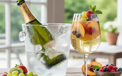 Szampan z owocami