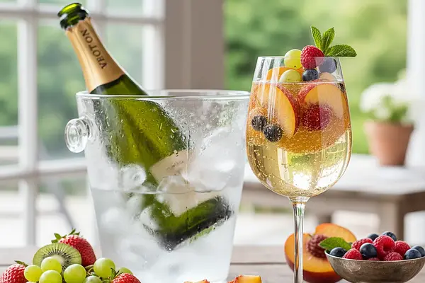 Szampan z owocami