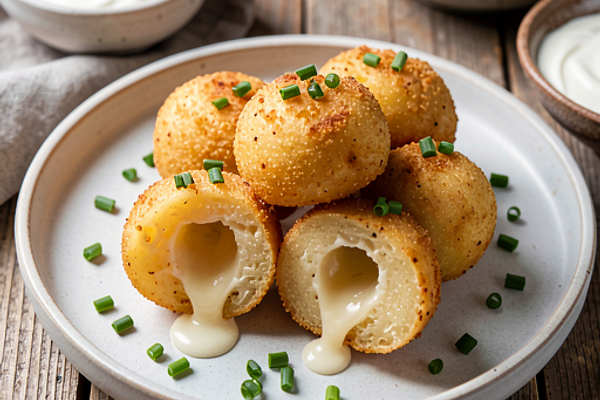 Ziemniaczane kulki z serem