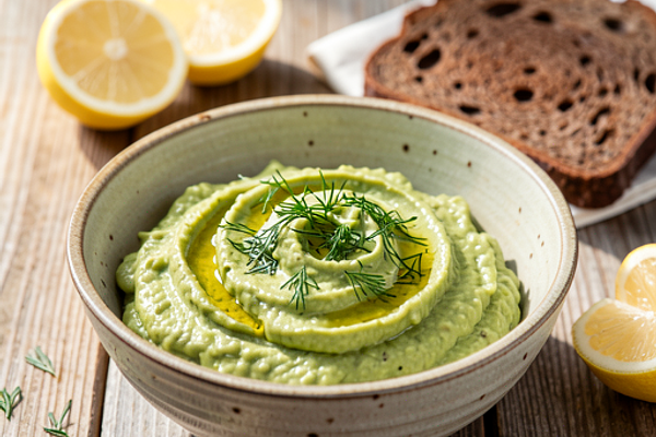 Pasta z awokado z czosnkiem