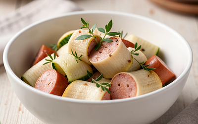 Pasta with Sausage and Zucchini (Polish-Modern)