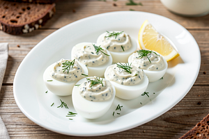 Eggs in horseradish sauce