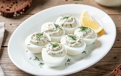 Eggs in horseradish sauce