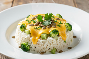 Rice with Broccoli and Cheese