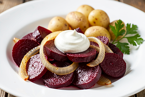 Sautéed Beets with Onions