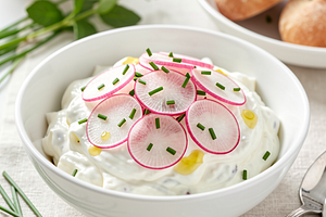Radish and Yogurt Salad with Chives