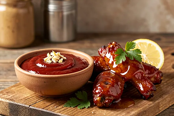 Sos barbecue z miodem i czosnkiem (fusion)