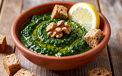 Kale pesto sauce