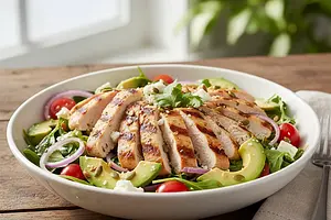 Sałatka z kurczakiem i awokado