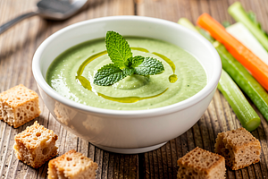 Minted Green Pea Sauce