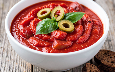 Tomato sauce with olives (Polish-modern)
