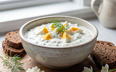 Horseradish sauce with egg